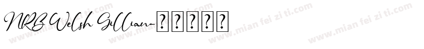 NRB Welsh Gillian字体转换